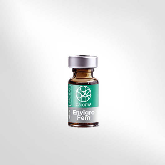 Ossome MINOX PRO EXO Envigro Fem — 3ml exosome vial for female hair restoration, aesthetic clinic use