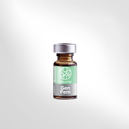 Ossome MINOX PRO EXO Gen Fem — 3ml exosome scalp vial for female hair loss, clinic use
